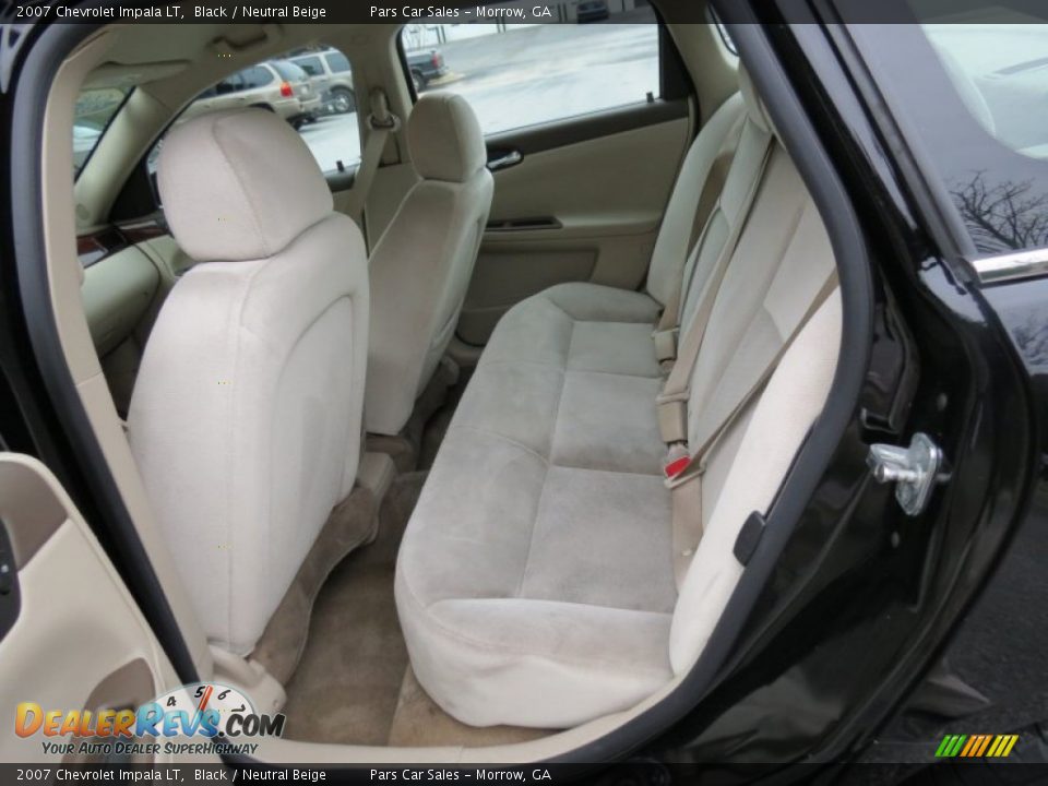 2007 Chevrolet Impala LT Black / Neutral Beige Photo #8