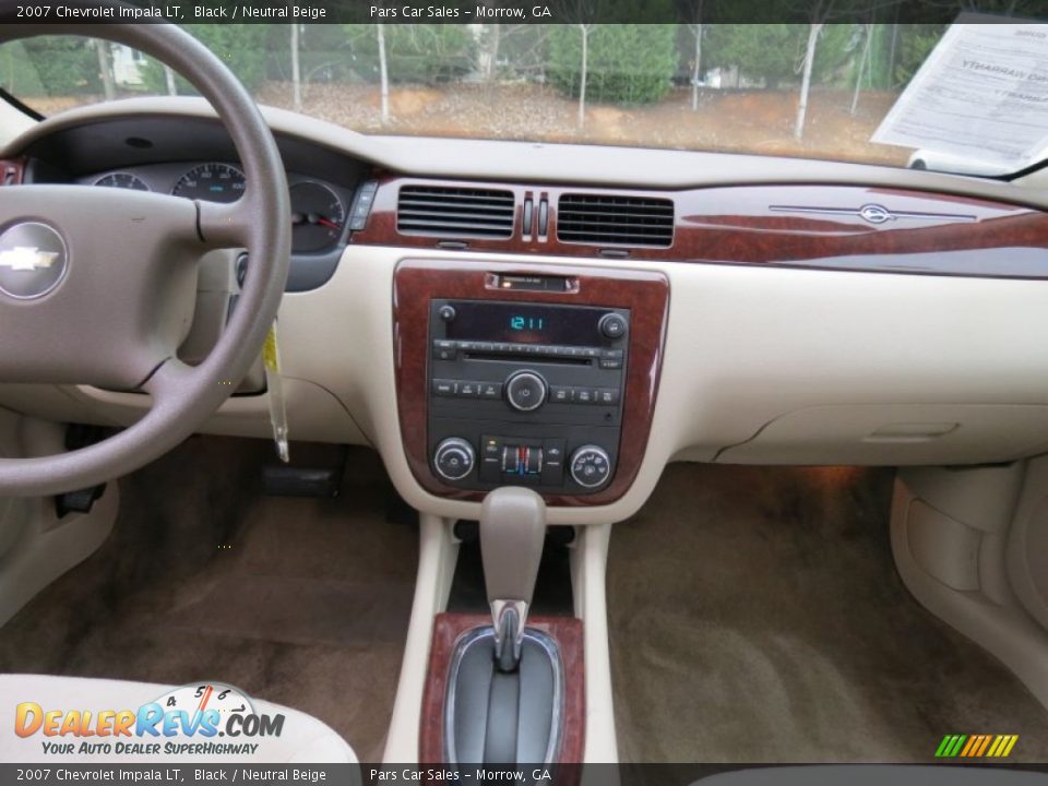 2007 Chevrolet Impala LT Black / Neutral Beige Photo #13