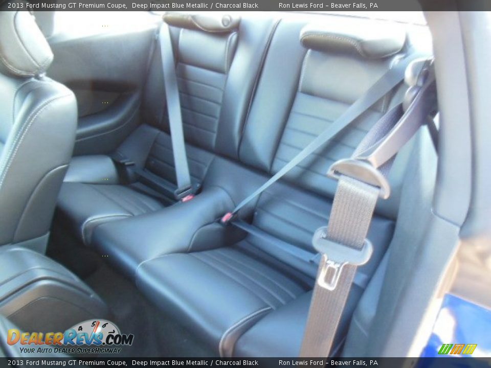 2013 Ford Mustang GT Premium Coupe Deep Impact Blue Metallic / Charcoal Black Photo #13
