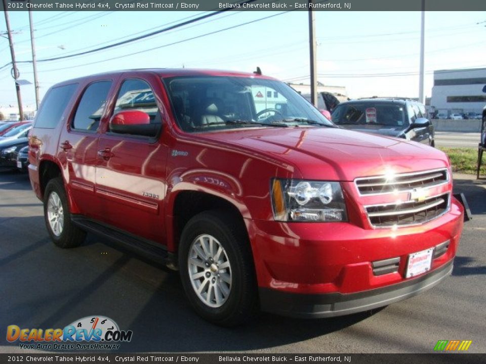 2012 Chevrolet Tahoe Hybrid 4x4 Crystal Red Tintcoat / Ebony Photo #3