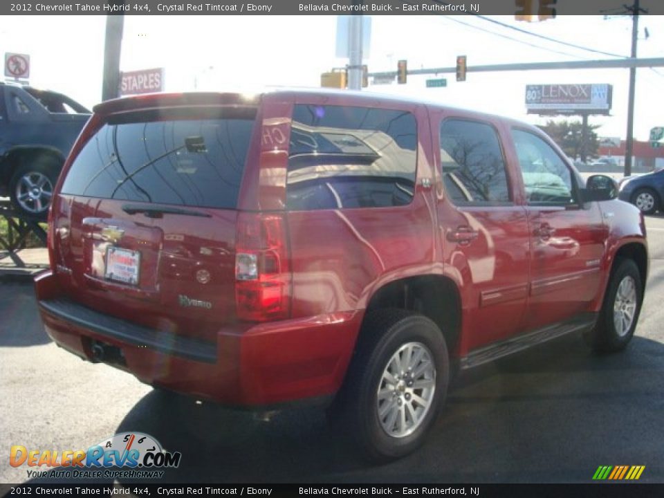 2012 Chevrolet Tahoe Hybrid 4x4 Crystal Red Tintcoat / Ebony Photo #4