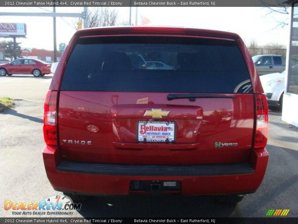 2012 Chevrolet Tahoe Hybrid 4x4 Crystal Red Tintcoat / Ebony Photo #5