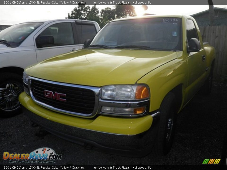 2001 Gmc sierra yellow #1