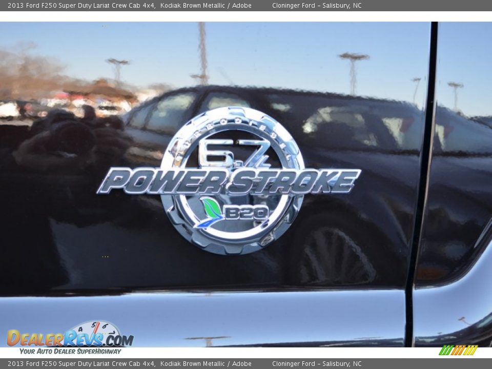 2013 Ford F250 Super Duty Lariat Crew Cab 4x4 Kodiak Brown Metallic / Adobe Photo #19