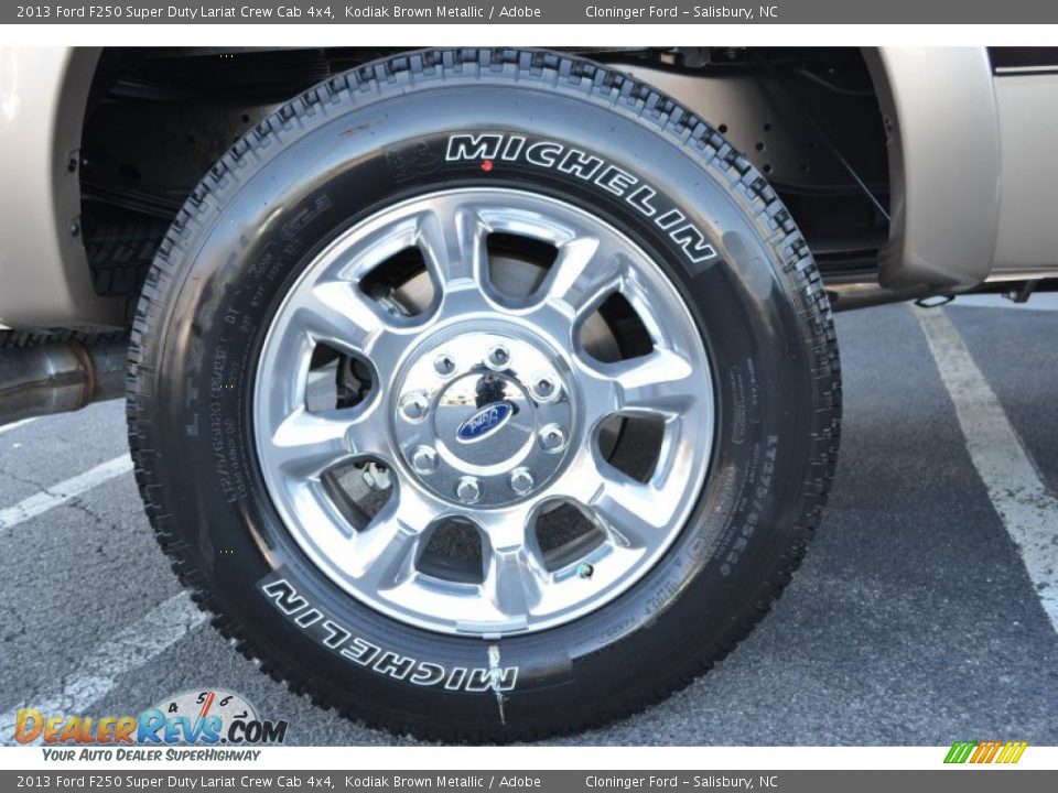 2013 Ford F250 Super Duty Lariat Crew Cab 4x4 Kodiak Brown Metallic / Adobe Photo #21