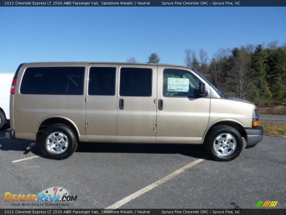 Sandstone Metallic 2013 Chevrolet Express LT 1500 AWD Passenger Van Photo #2