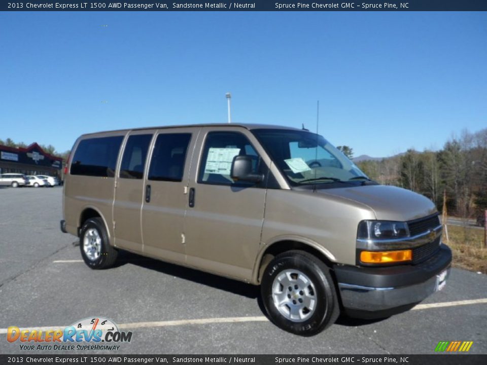 Sandstone Metallic 2013 Chevrolet Express LT 1500 AWD Passenger Van Photo #3