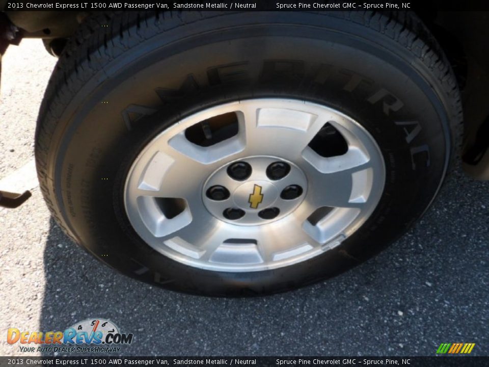 2013 Chevrolet Express LT 1500 AWD Passenger Van Wheel Photo #10