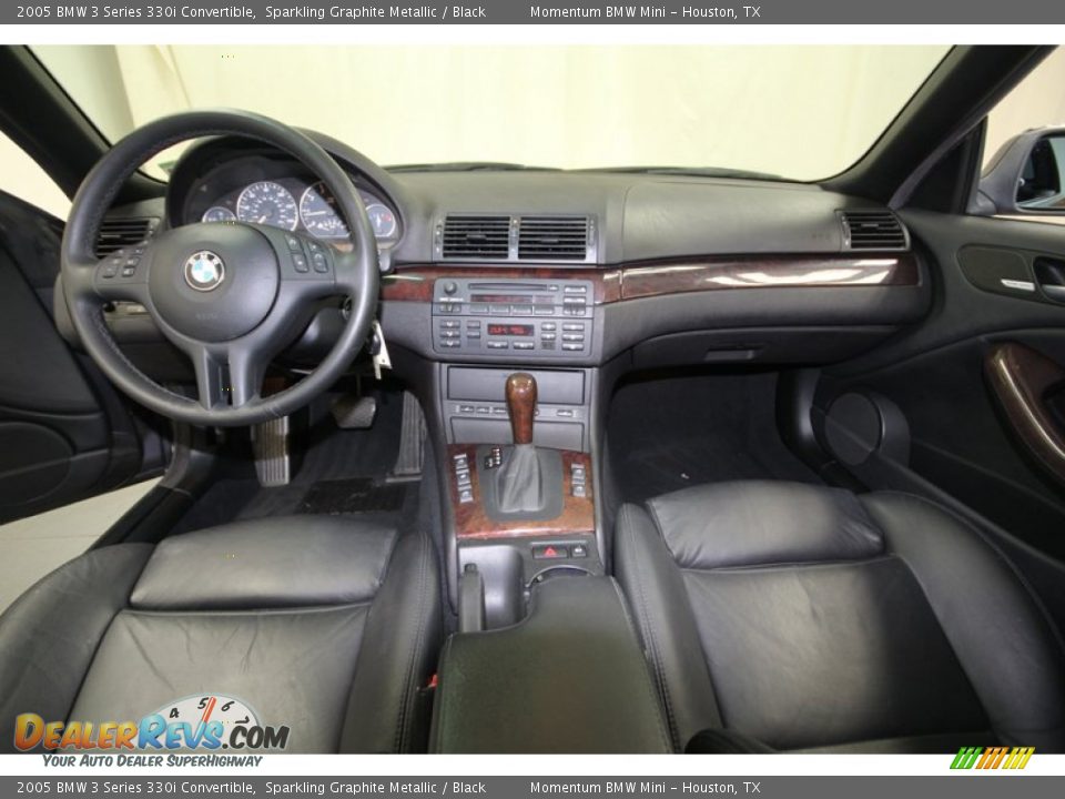 2005 BMW 3 Series 330i Convertible Sparkling Graphite Metallic / Black Photo #4