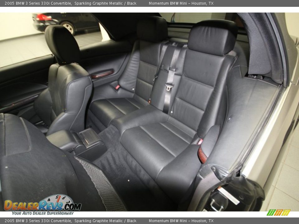 Rear Seat of 2005 BMW 3 Series 330i Convertible Photo #16
