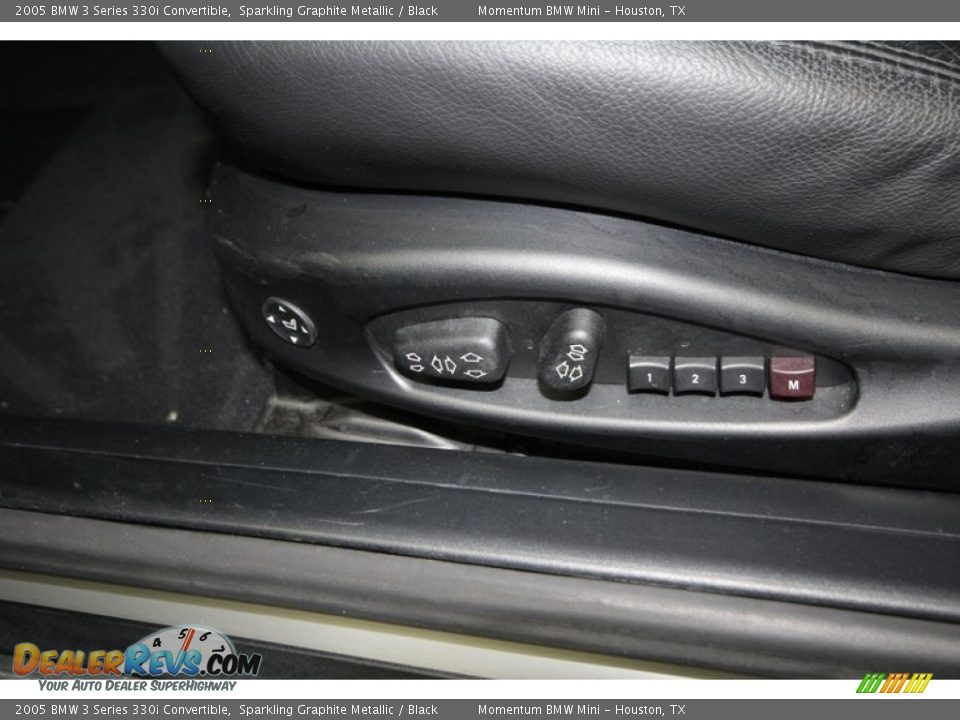 2005 BMW 3 Series 330i Convertible Sparkling Graphite Metallic / Black Photo #19