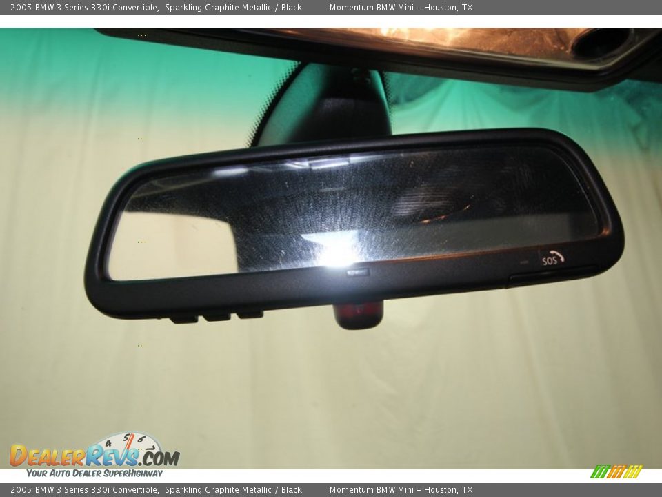 2005 BMW 3 Series 330i Convertible Sparkling Graphite Metallic / Black Photo #21