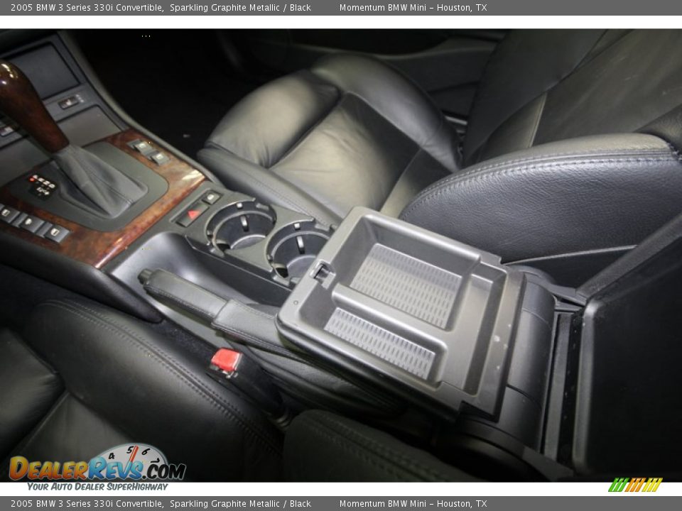 2005 BMW 3 Series 330i Convertible Sparkling Graphite Metallic / Black Photo #25