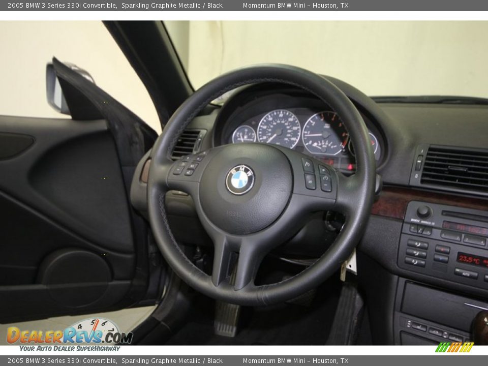 2005 BMW 3 Series 330i Convertible Steering Wheel Photo #28