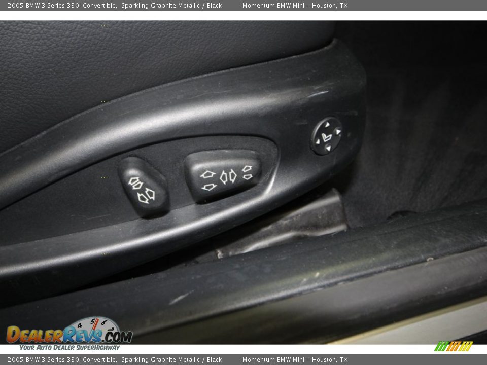 2005 BMW 3 Series 330i Convertible Sparkling Graphite Metallic / Black Photo #32