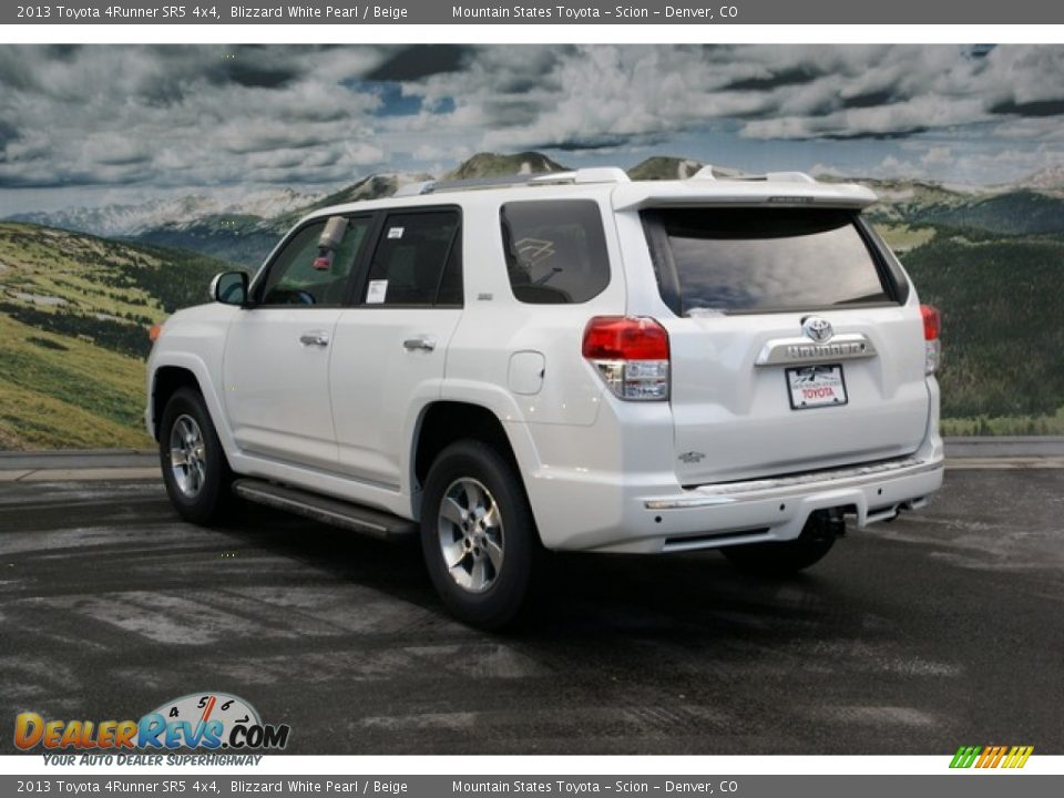 2013 Toyota 4Runner SR5 4x4 Blizzard White Pearl / Beige Photo #2