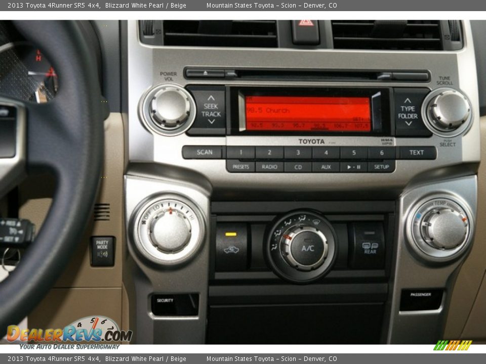 2013 Toyota 4Runner SR5 4x4 Blizzard White Pearl / Beige Photo #6