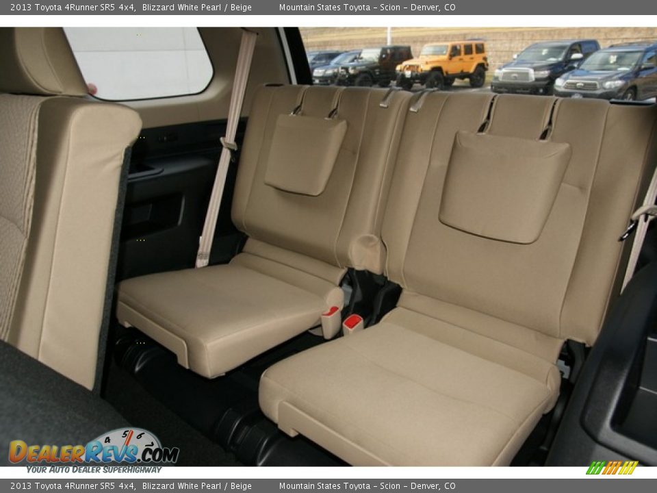 2013 Toyota 4Runner SR5 4x4 Blizzard White Pearl / Beige Photo #8