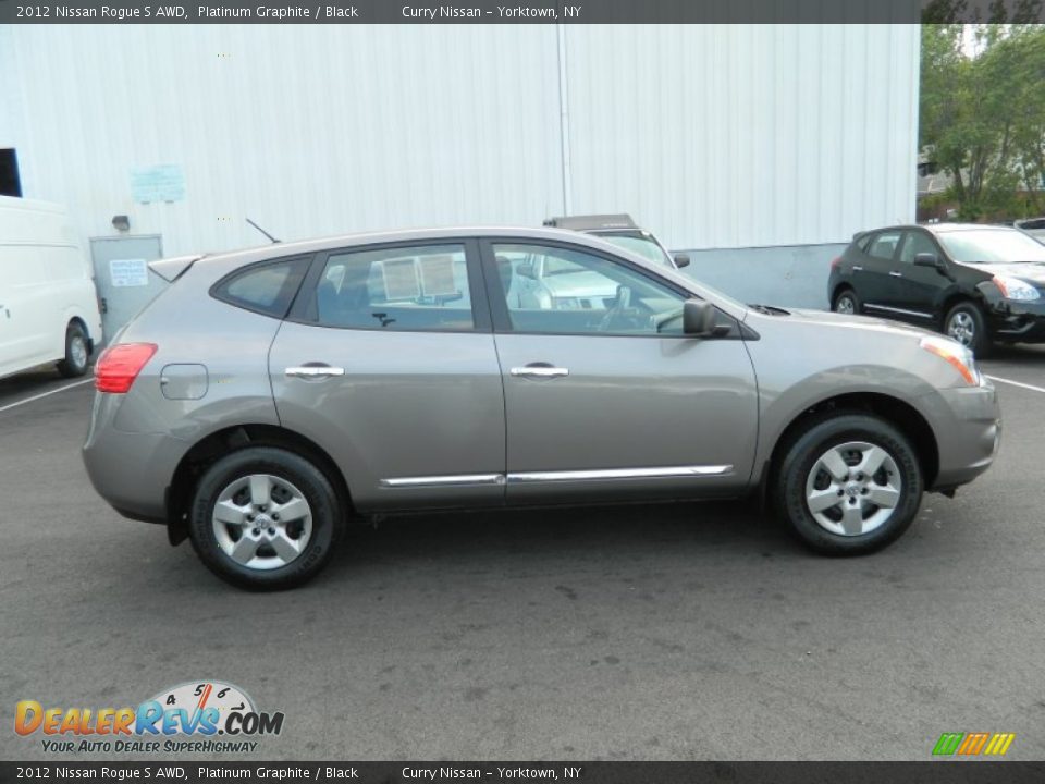 2012 Nissan Rogue S AWD Platinum Graphite / Black Photo #6
