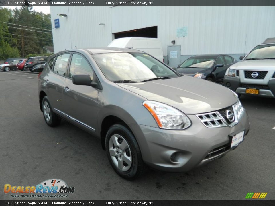 2012 Nissan Rogue S AWD Platinum Graphite / Black Photo #7