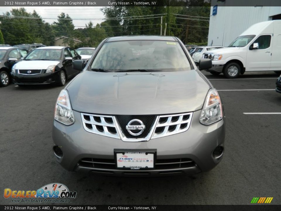 2012 Nissan Rogue S AWD Platinum Graphite / Black Photo #8