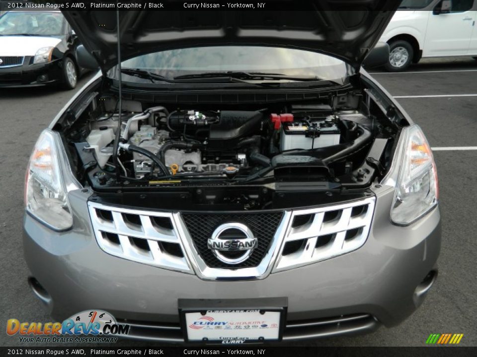 2012 Nissan Rogue S AWD Platinum Graphite / Black Photo #9