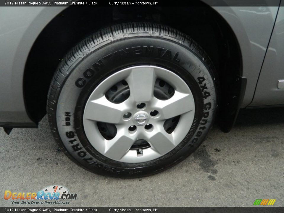 2012 Nissan Rogue S AWD Platinum Graphite / Black Photo #10