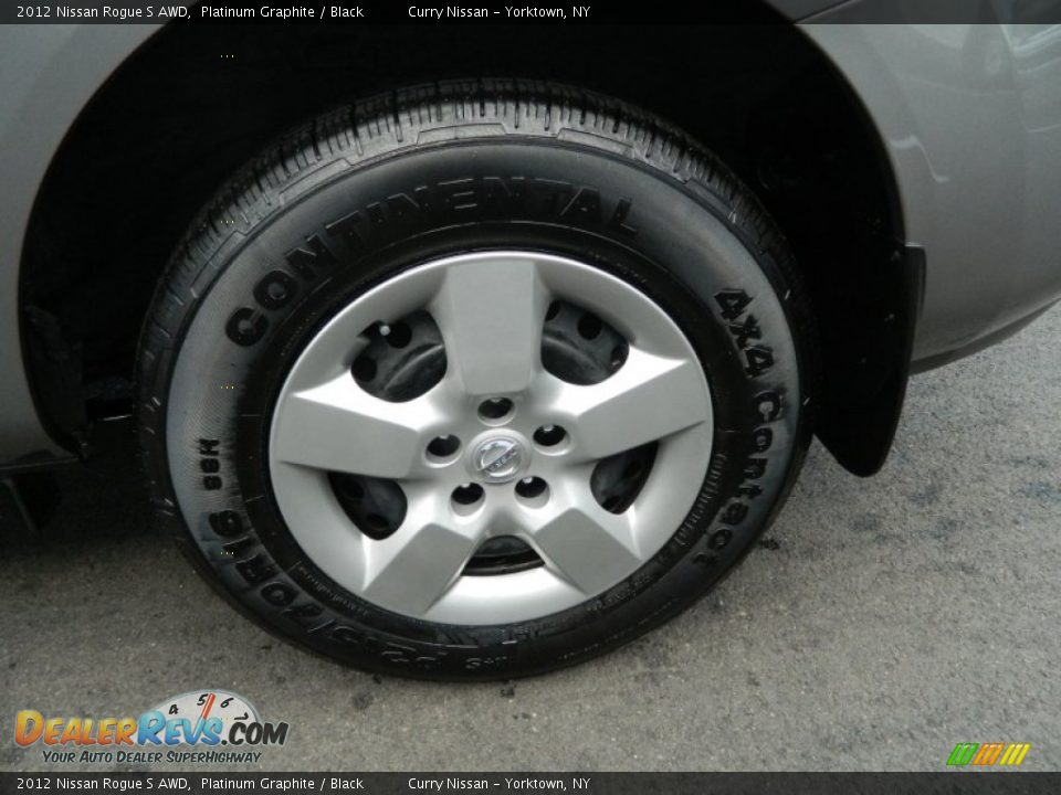 2012 Nissan Rogue S AWD Platinum Graphite / Black Photo #11