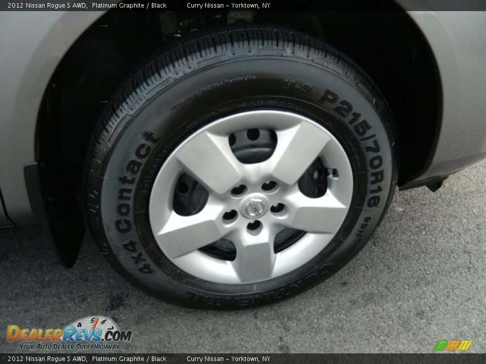 2012 Nissan Rogue S AWD Platinum Graphite / Black Photo #13
