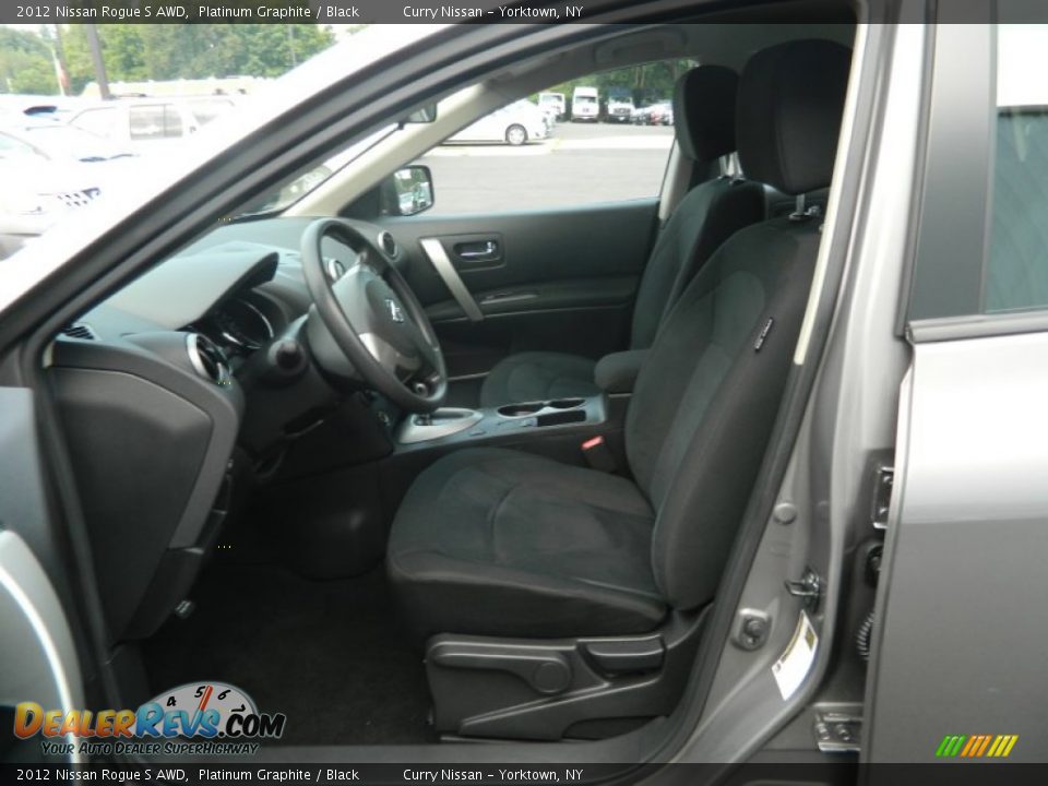2012 Nissan Rogue S AWD Platinum Graphite / Black Photo #14