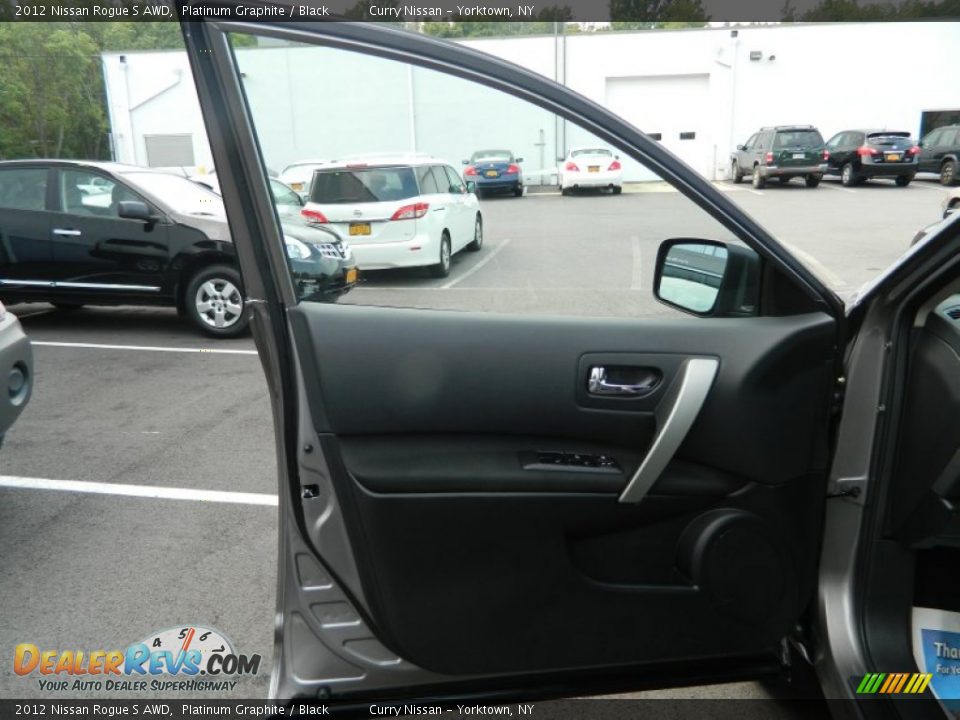 2012 Nissan Rogue S AWD Platinum Graphite / Black Photo #19