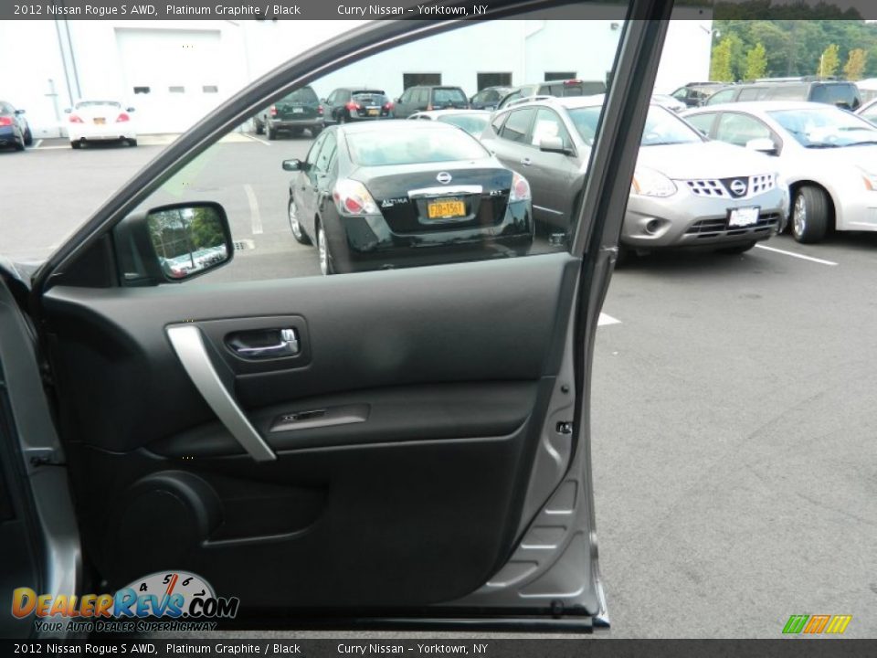 2012 Nissan Rogue S AWD Platinum Graphite / Black Photo #22