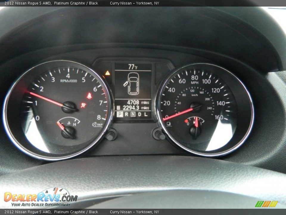2012 Nissan Rogue S AWD Platinum Graphite / Black Photo #26