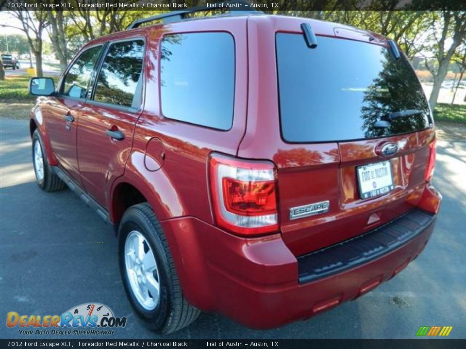 2012 Ford Escape XLT Toreador Red Metallic / Charcoal Black Photo #7
