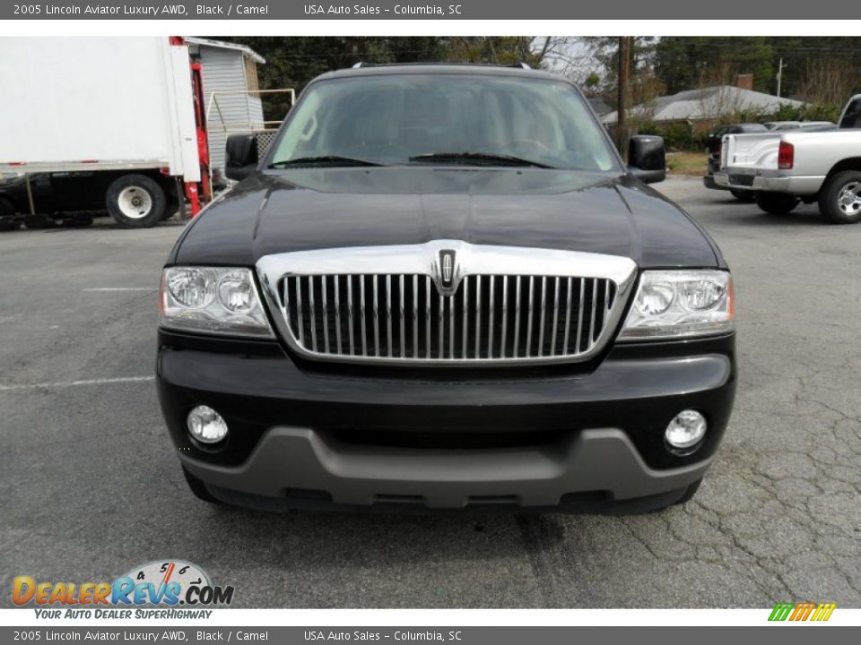2005 Lincoln Aviator Luxury AWD Black / Camel Photo #1
