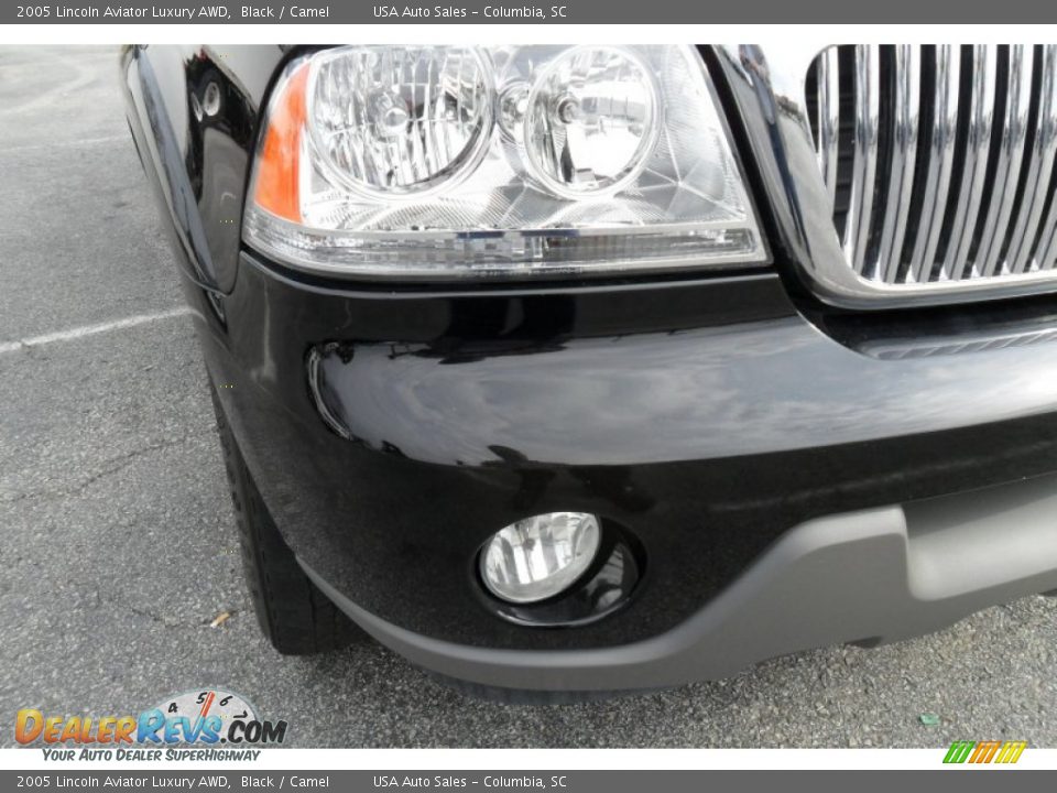 2005 Lincoln Aviator Luxury AWD Black / Camel Photo #3