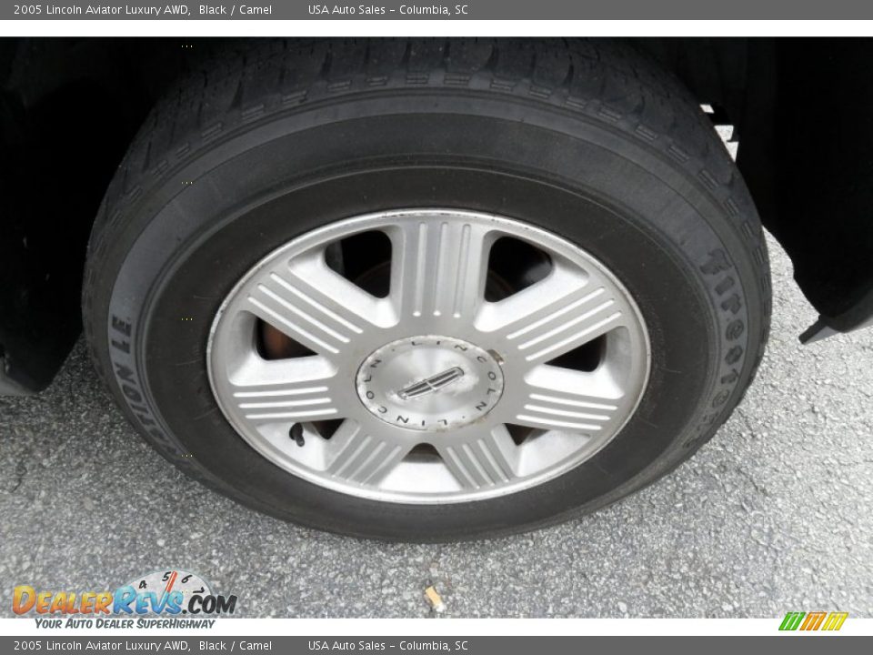 2005 Lincoln Aviator Luxury AWD Black / Camel Photo #5