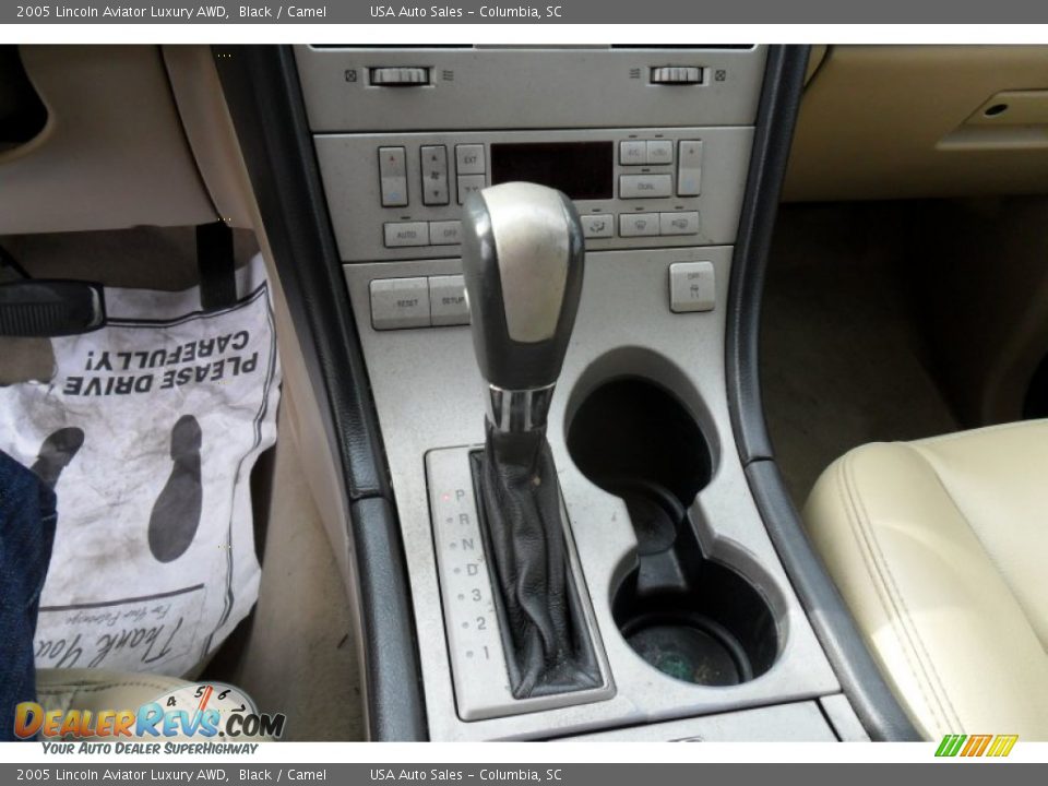 2005 Lincoln Aviator Luxury AWD Black / Camel Photo #29
