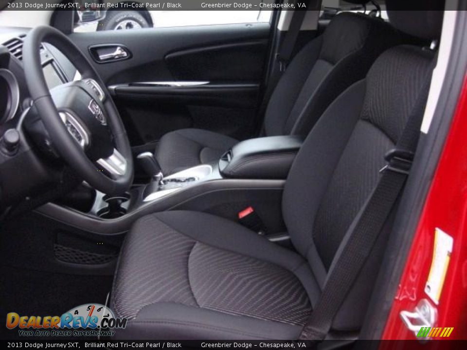 Front Seat of 2013 Dodge Journey SXT Photo #8