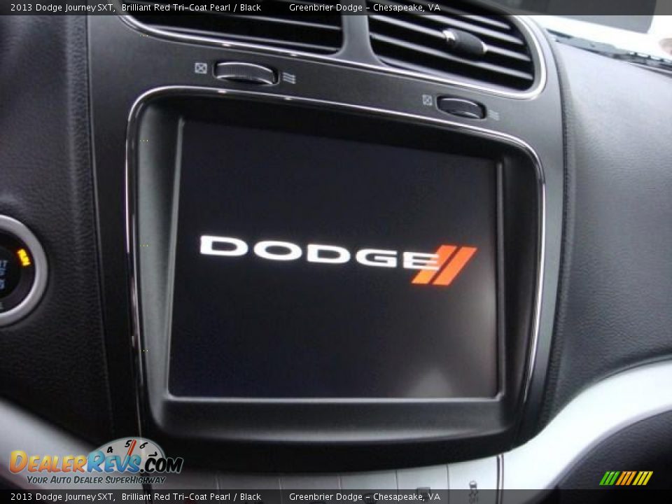 2013 Dodge Journey SXT Brilliant Red Tri-Coat Pearl / Black Photo #11