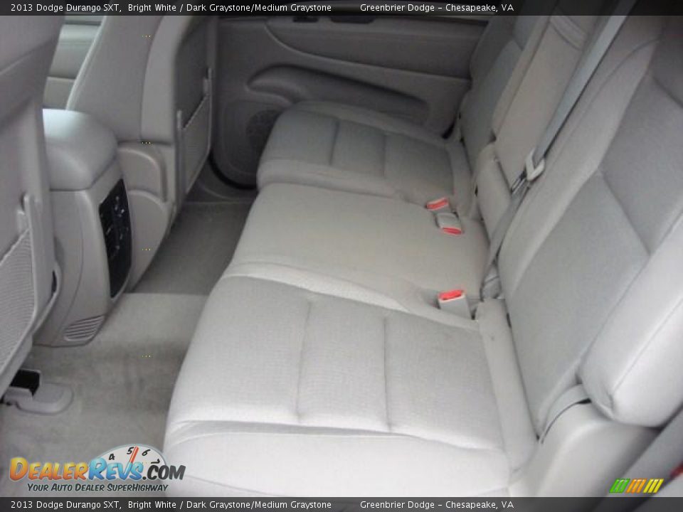 2013 Dodge Durango SXT Bright White / Dark Graystone/Medium Graystone Photo #9