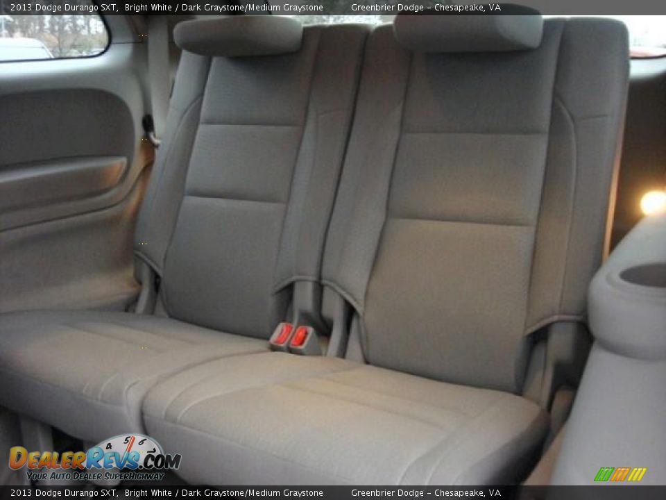 2013 Dodge Durango SXT Bright White / Dark Graystone/Medium Graystone Photo #10
