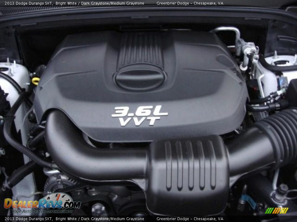 2013 Dodge Durango SXT Bright White / Dark Graystone/Medium Graystone Photo #15