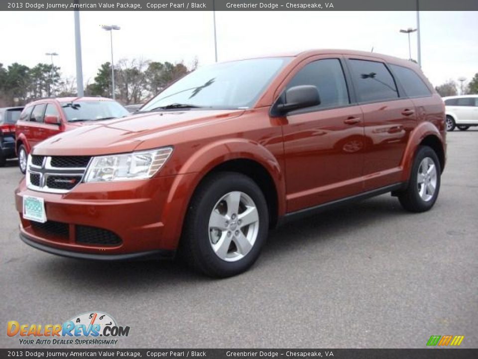 2013 Dodge Journey American Value Package Copper Pearl / Black Photo #2