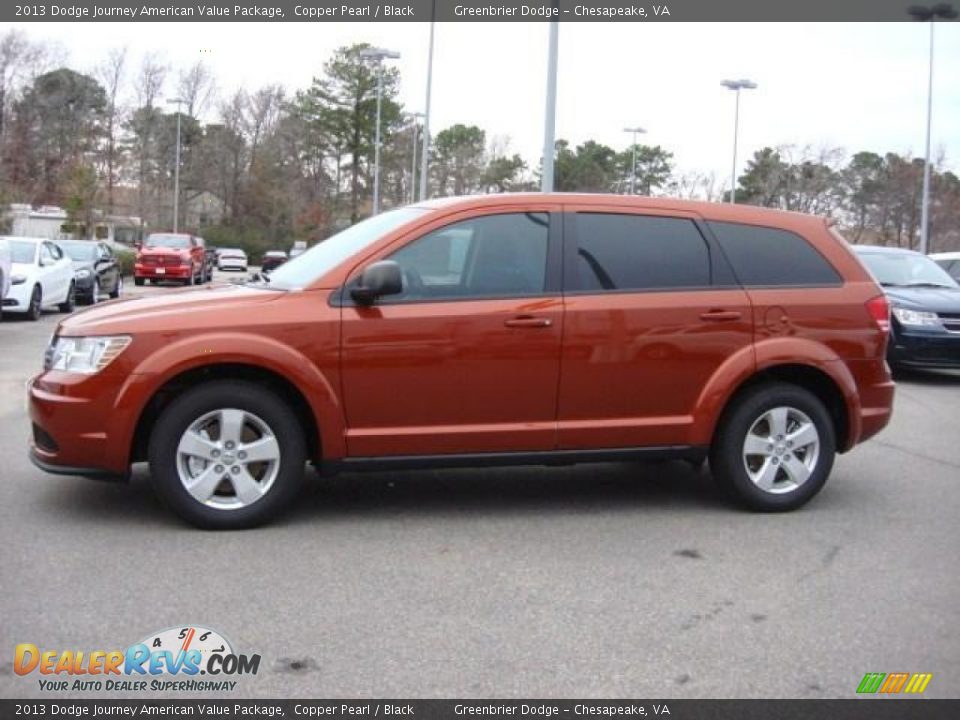 2013 Dodge Journey American Value Package Copper Pearl / Black Photo #3