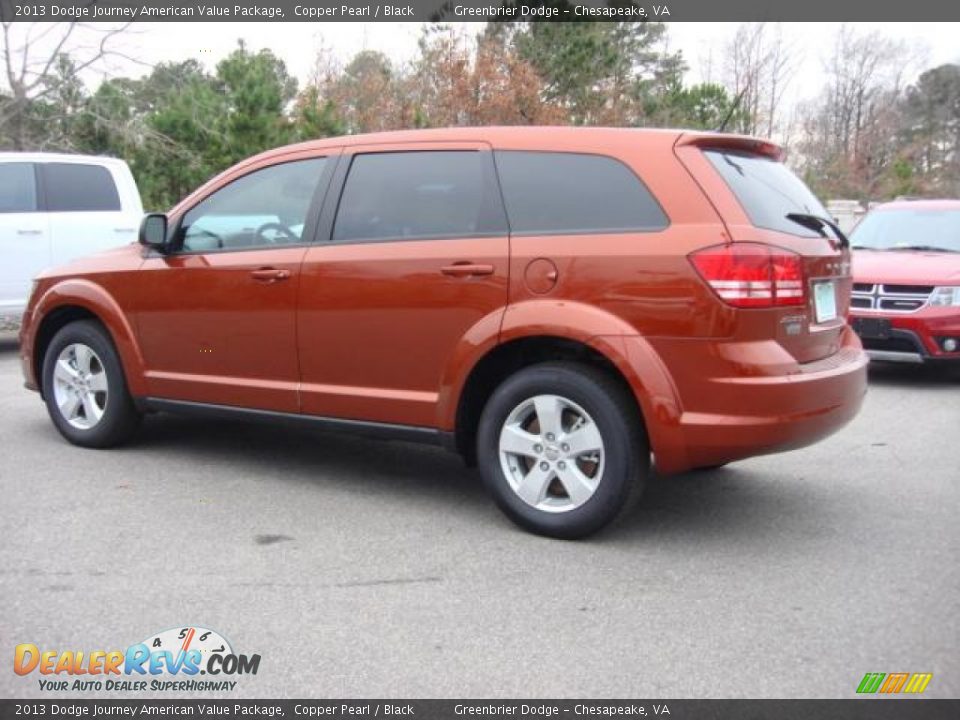 2013 Dodge Journey American Value Package Copper Pearl / Black Photo #4