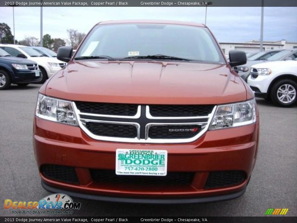 2013 Dodge Journey American Value Package Copper Pearl / Black Photo #8