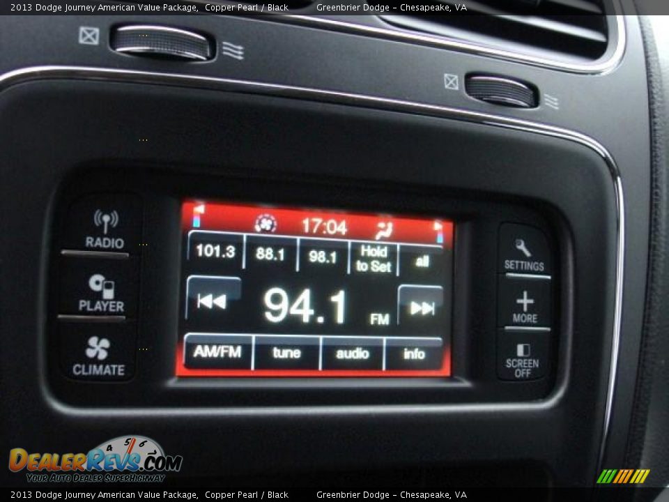 2013 Dodge Journey American Value Package Copper Pearl / Black Photo #13