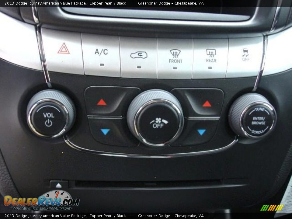 2013 Dodge Journey American Value Package Copper Pearl / Black Photo #14