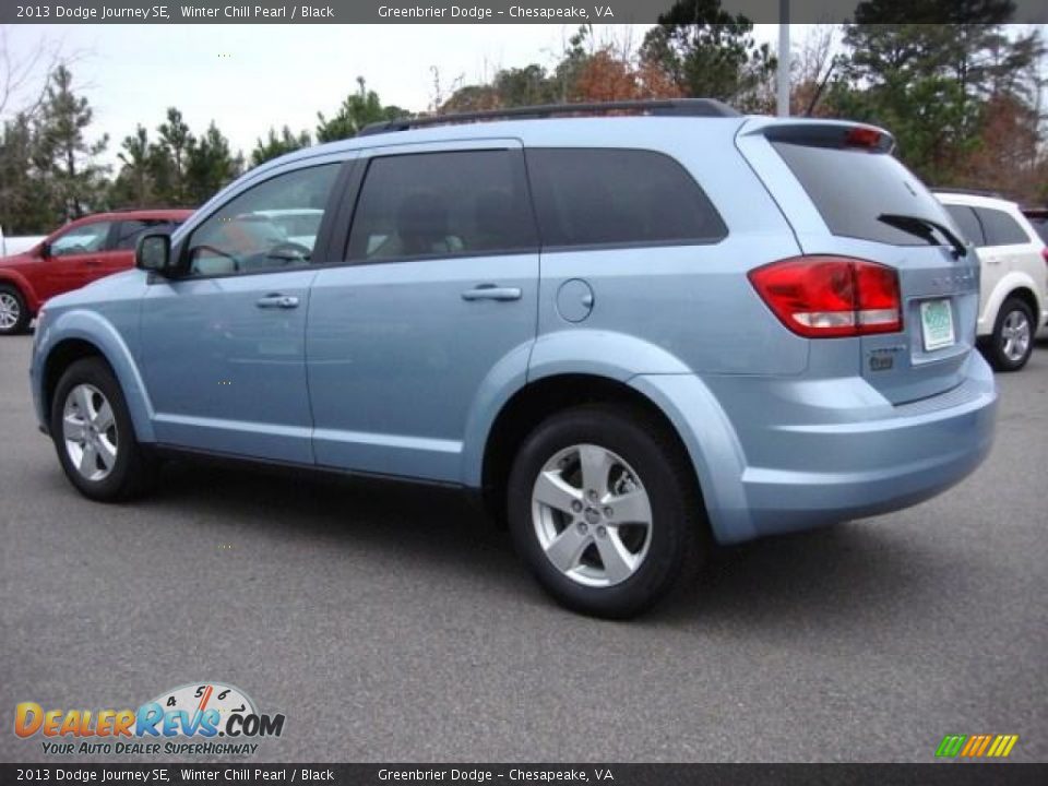 2013 Dodge Journey SE Winter Chill Pearl / Black Photo #3